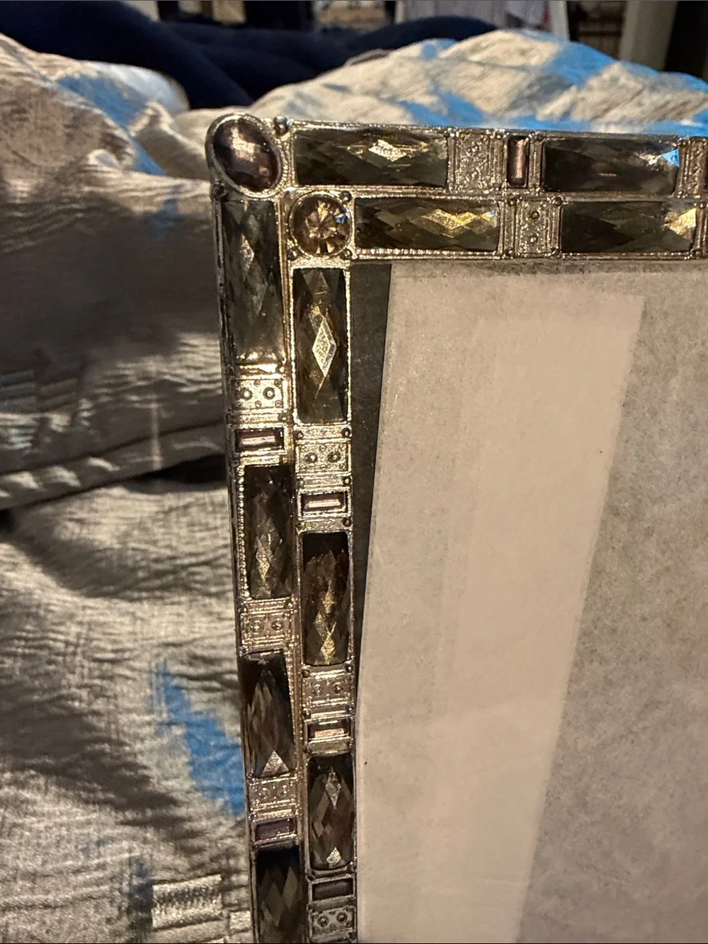 Sheffield Home Silver Crystal-Trim Picture Frame